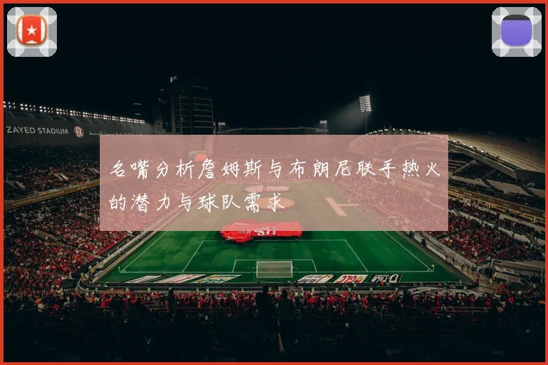 名嘴分析詹姆斯与布朗尼联手热火的潜力与球队需求
